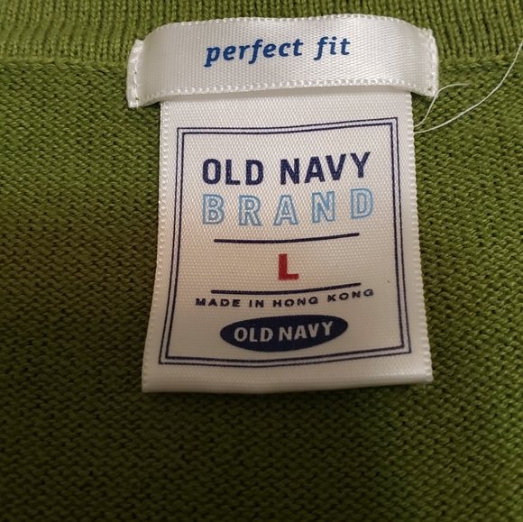 Old Navy Women's Perfect Fit Belted Waist  Green Sweatwer Cardigan Size L - Picture 9 of 11